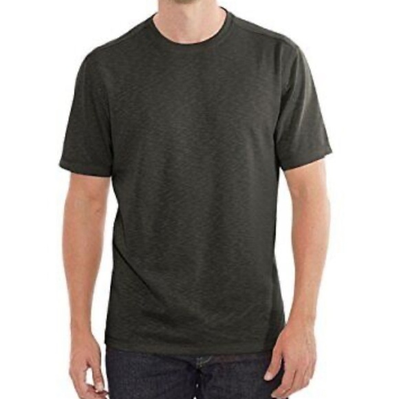 Woolrich Top Riverside Pullover Crewneck Short Sleeve Thermal T-Shirt - Picture 2 of 12